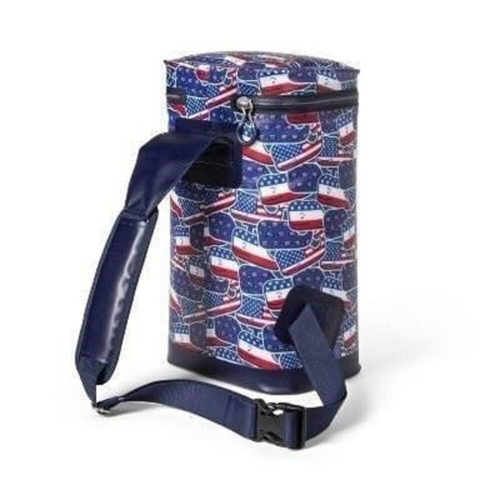 Vineyard Vines 10 can pack or 2 Wine Bottles Sling Insulated Cooler